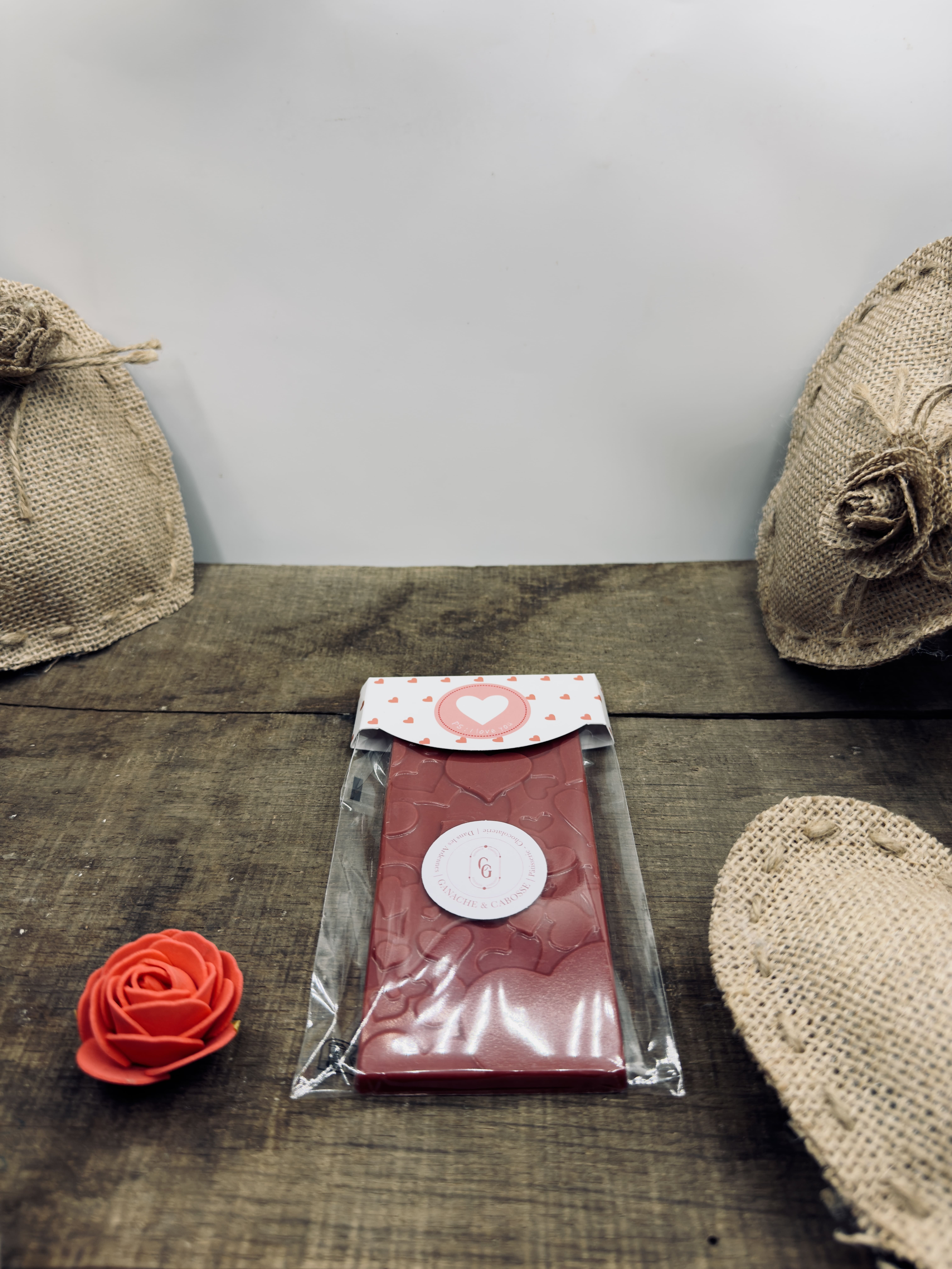 Saint Valentin | Tablette Coeur | Ganache & Cabosse