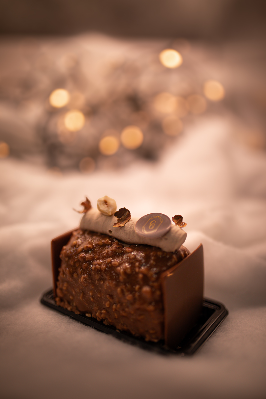 Sélection | Bûche « Lactée Noisette » | Ganache & Cabosse