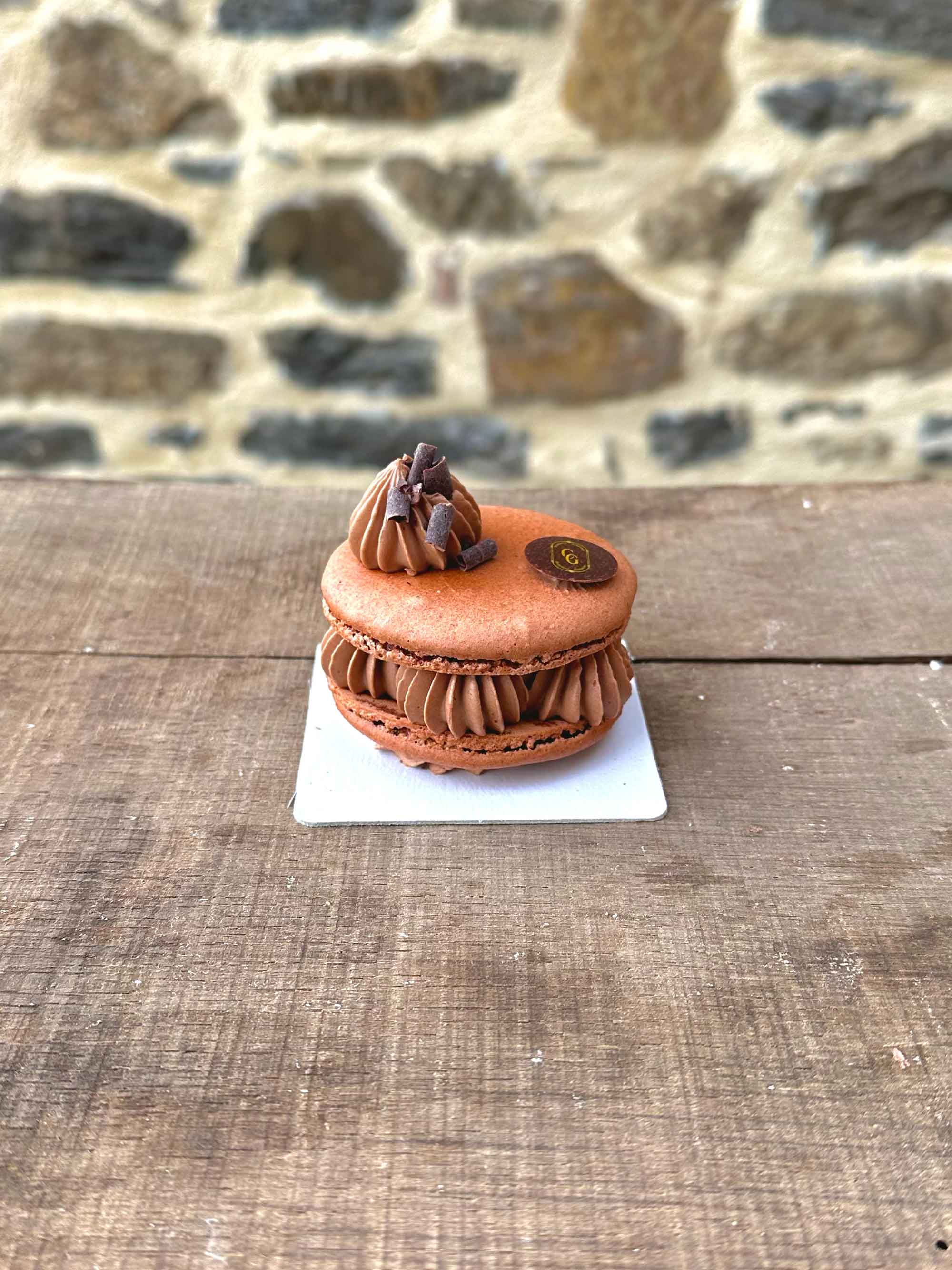Pâtisseries | Macaron au chocolat | Ganache & Cabosse